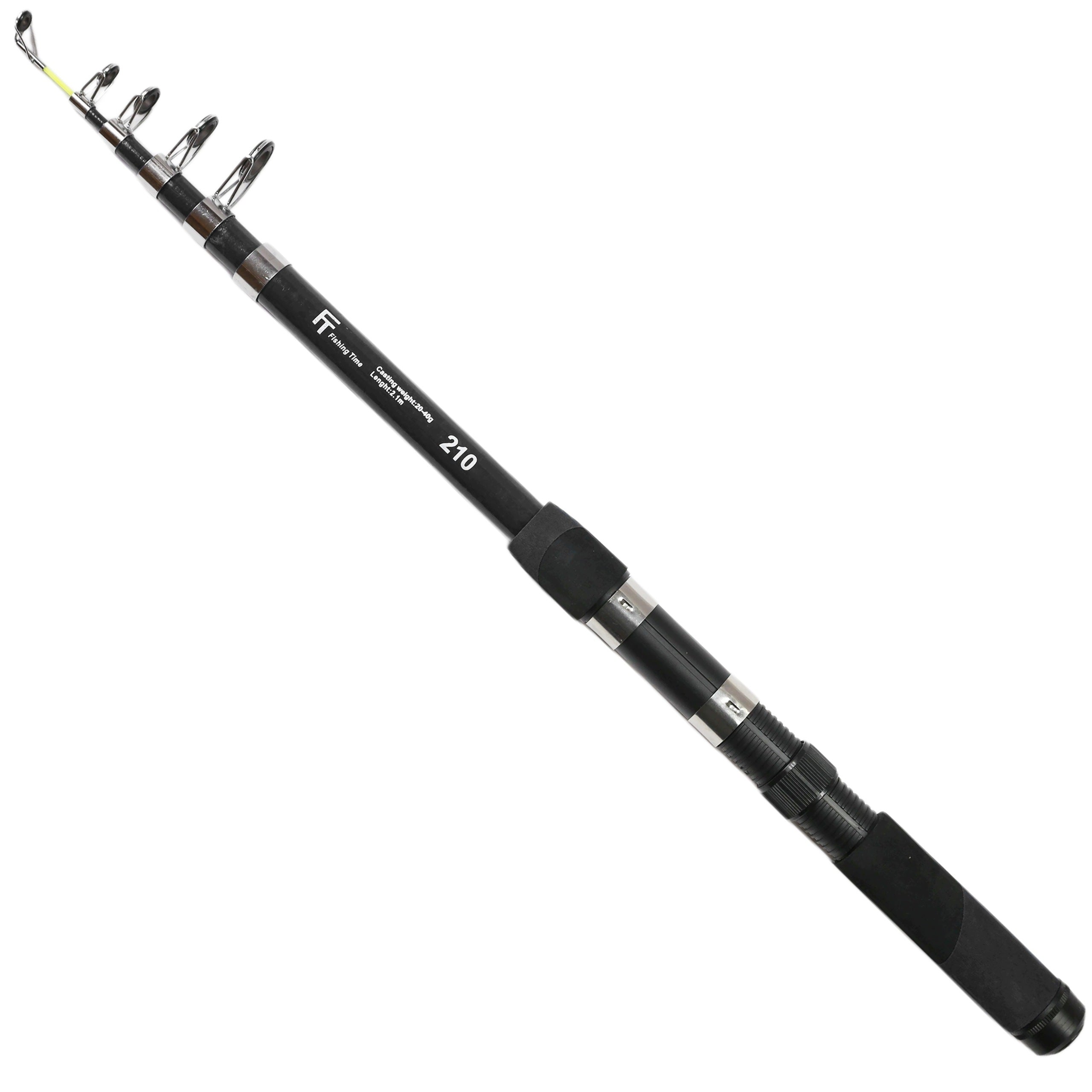 Telescopic Fishing Rod Fishing Time 240 - CW 40-80 g - 2,4m, float, spinning Packaging status original