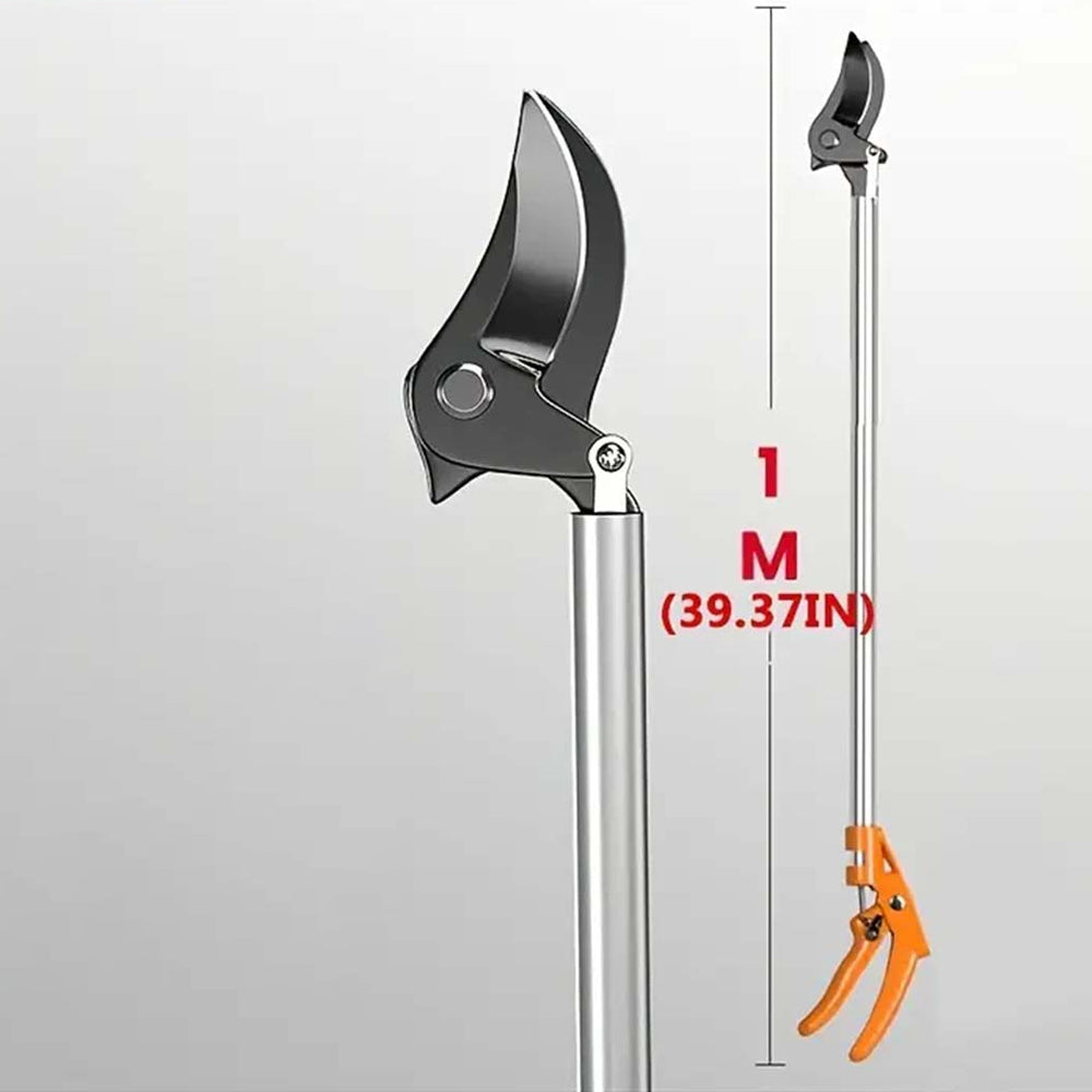 Telescopic Pruner For High Branches With Stick 1m Steel SK5 Black and Silver Packaging status original