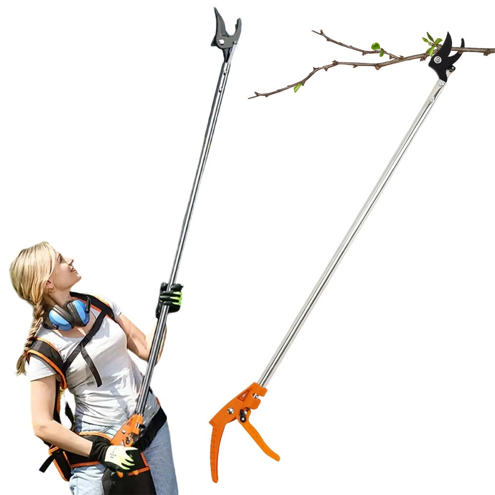 Telescopic Pruner For High Branches With Stick 1m Steel SK5 Black and Silver