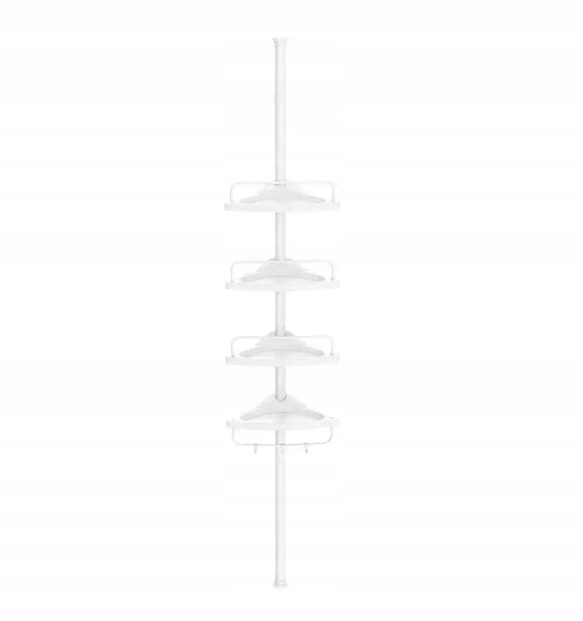 Telescopic bathroom corner shelf 85 to 305 cm without drilling Brand Songmics
