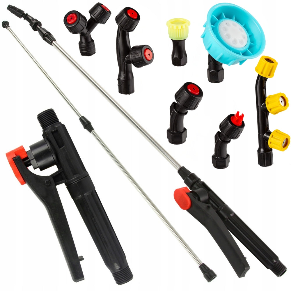 Telescopic lance for sprayer adjustable 46-82 cm aluminium with nozzles