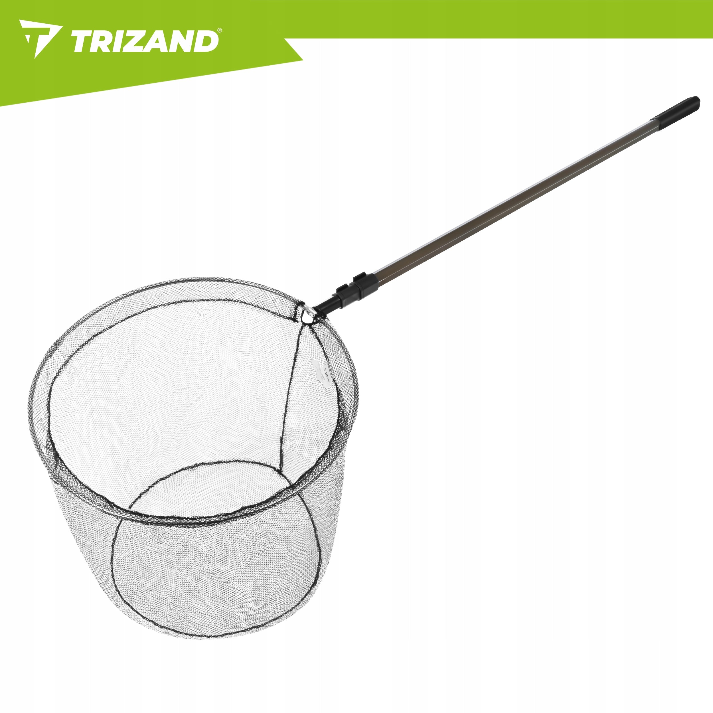Telescopic landing net 334,5cm Fishing Basket 3 Sections Mesh Fish Folding Packaging status original