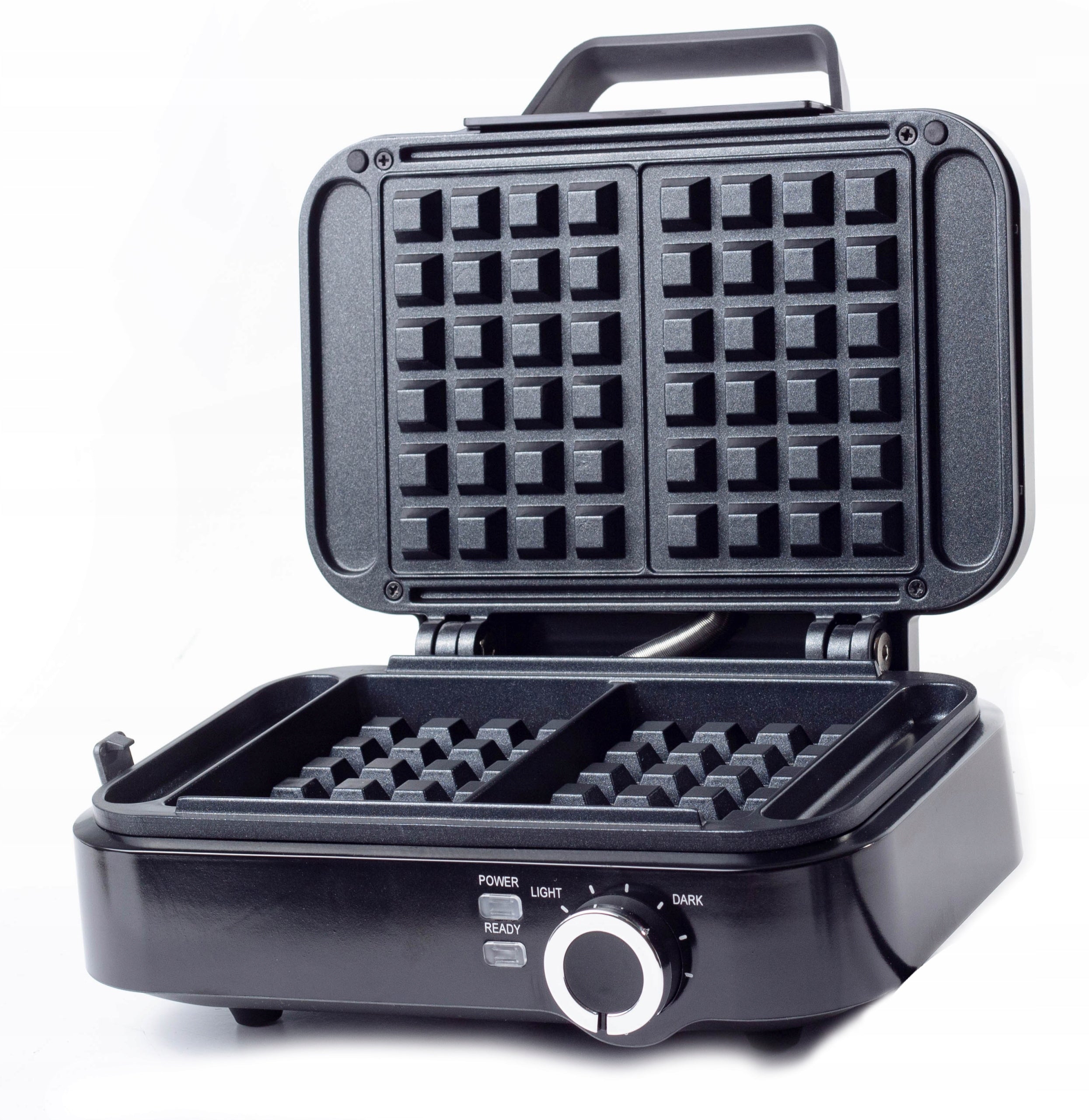 Temperature Adjustable Waffle Iron Non Leaking Solid 2000W for 2 Waffles Model 5906892109683