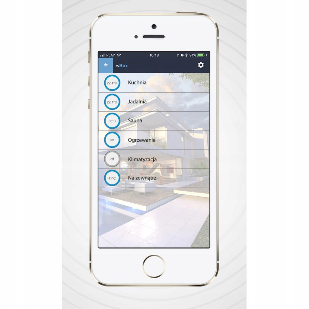 Temperature sensor BleBox tempWireless Wi-Fi sensor for home to garage Manufacturer code BOX-13841