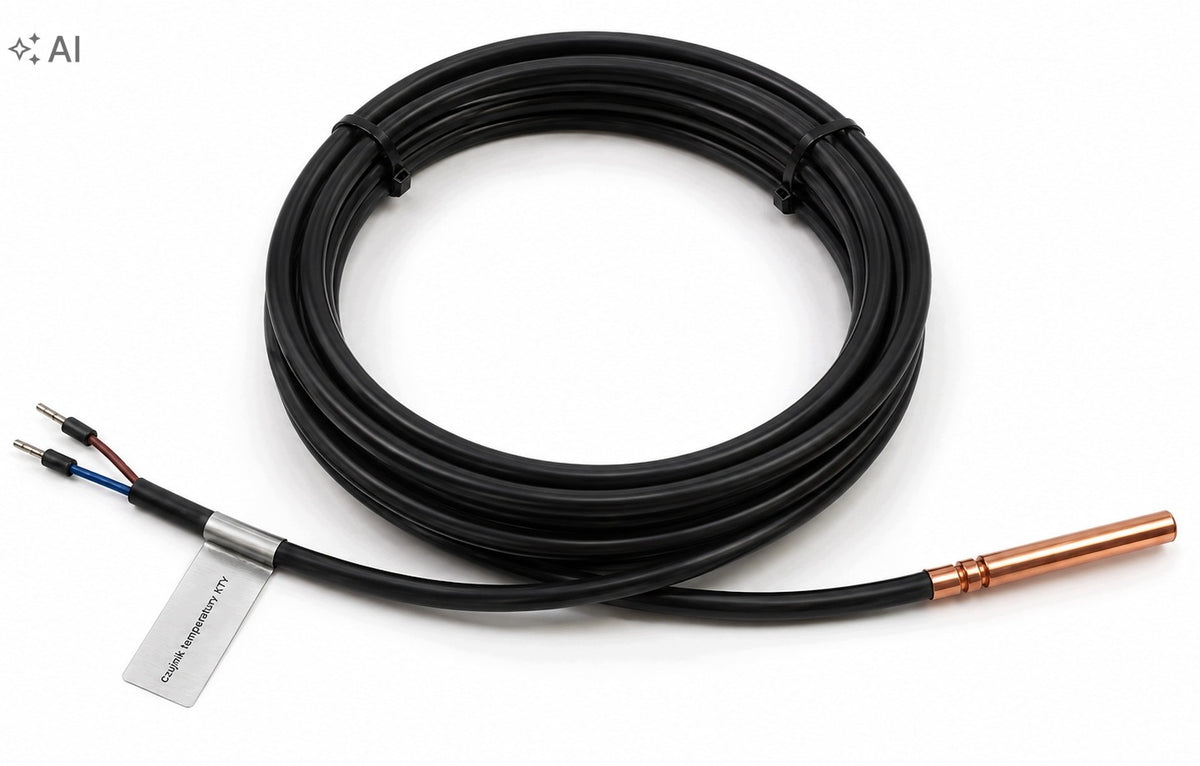 Temperature sensor KTY 81-210 CO CWU FEEDER for TECH DEFRO SAS cable 3 m Manufacturer code czujnik temperatury KTY81-210_Bergen
