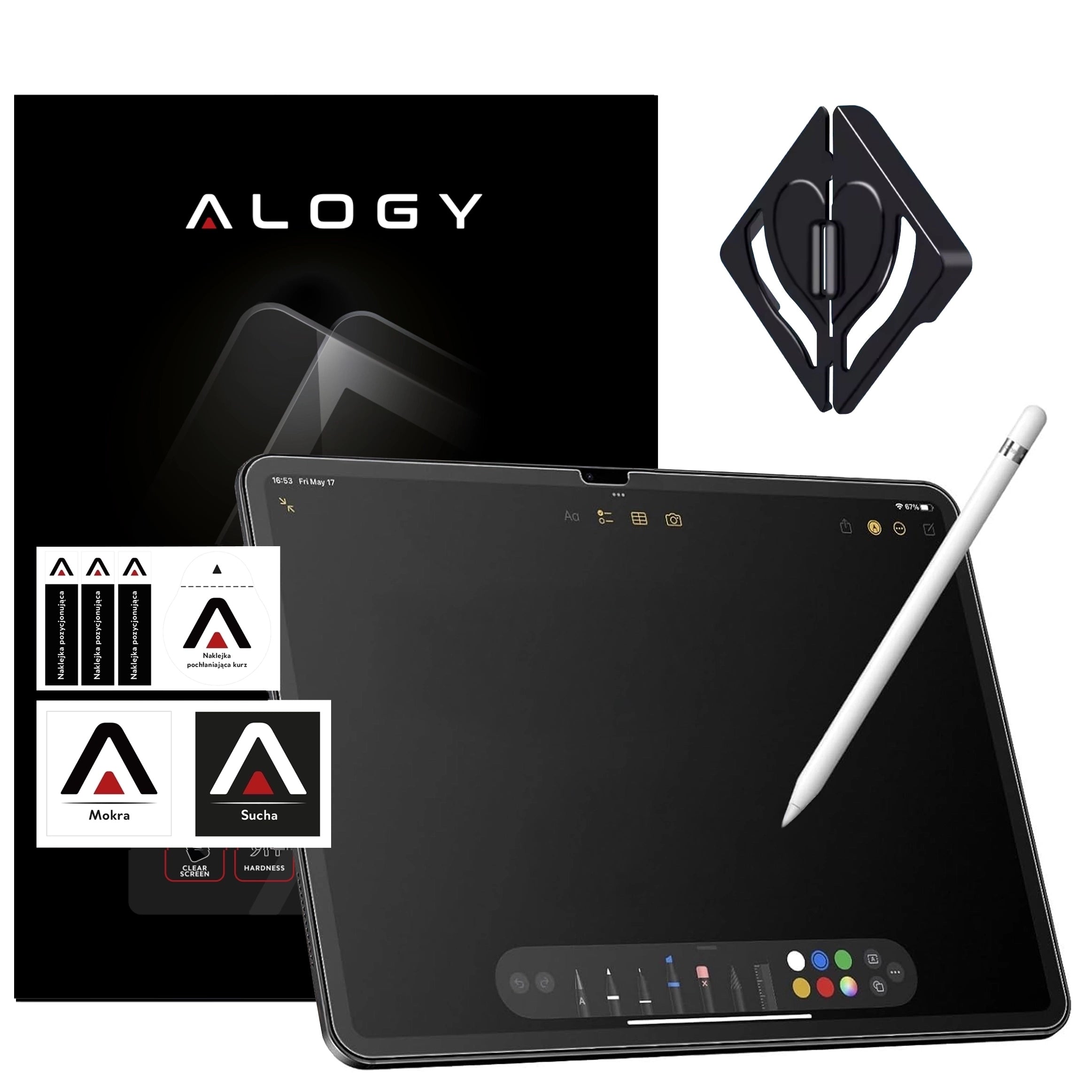 Tempered glass for Apple iPad 10.9 2022/2025 10/11 GEN Alogy Matte