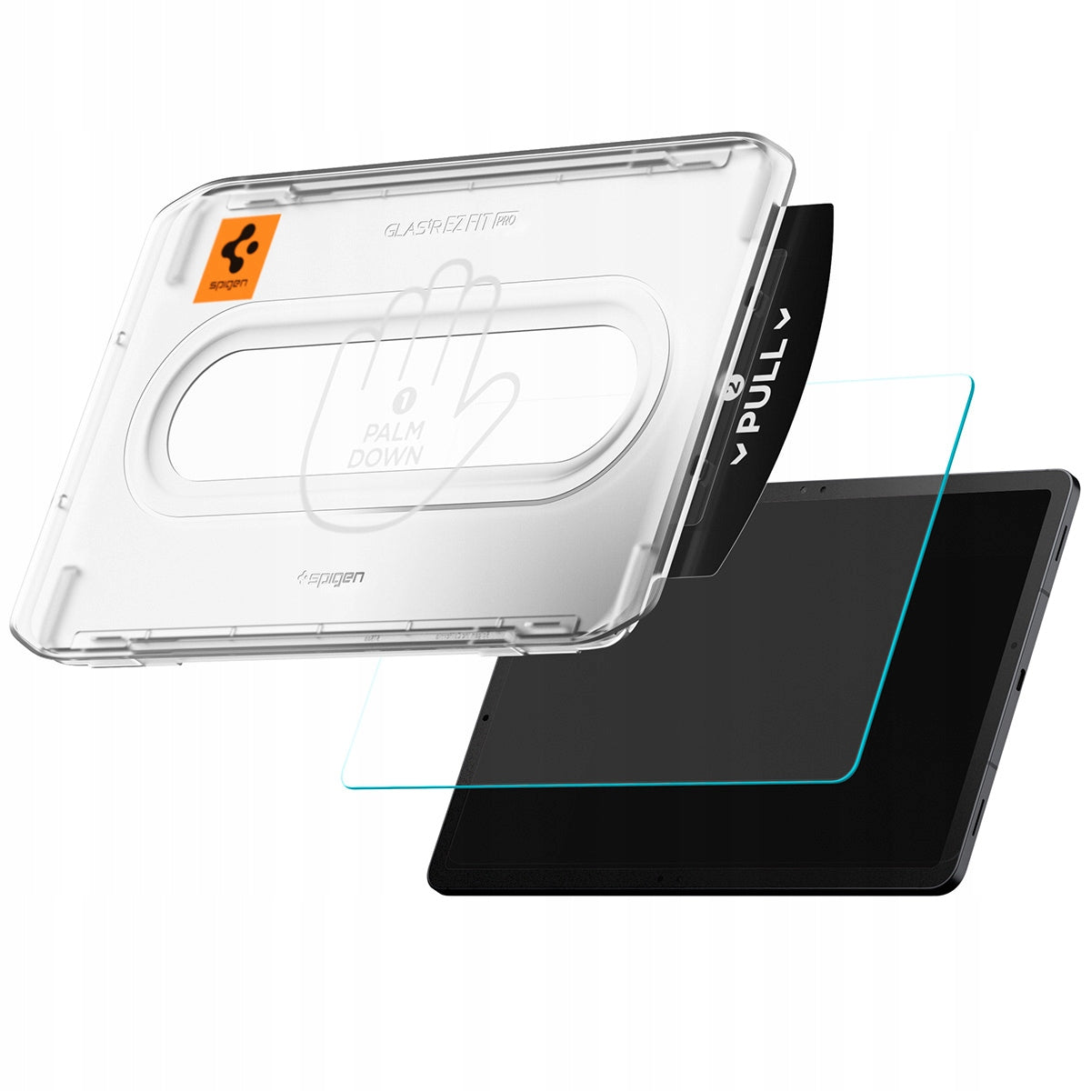 Tempered glass for Galaxy Tab S11, Spigen EZ Fit Pro, fast with applicator Packaging status original