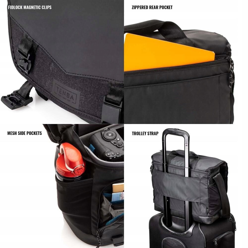 Tenba DNA 13 Messenger Bag for DSLR Camera, Black Brand Tenba