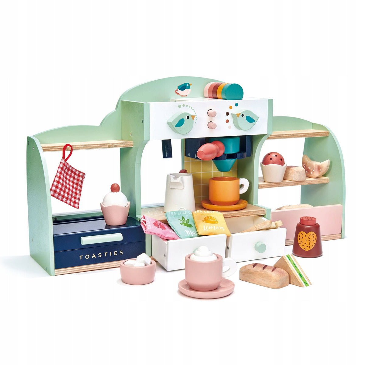 Tender Leaf Toys - Wooden Cafe, Bird's Nest 3+