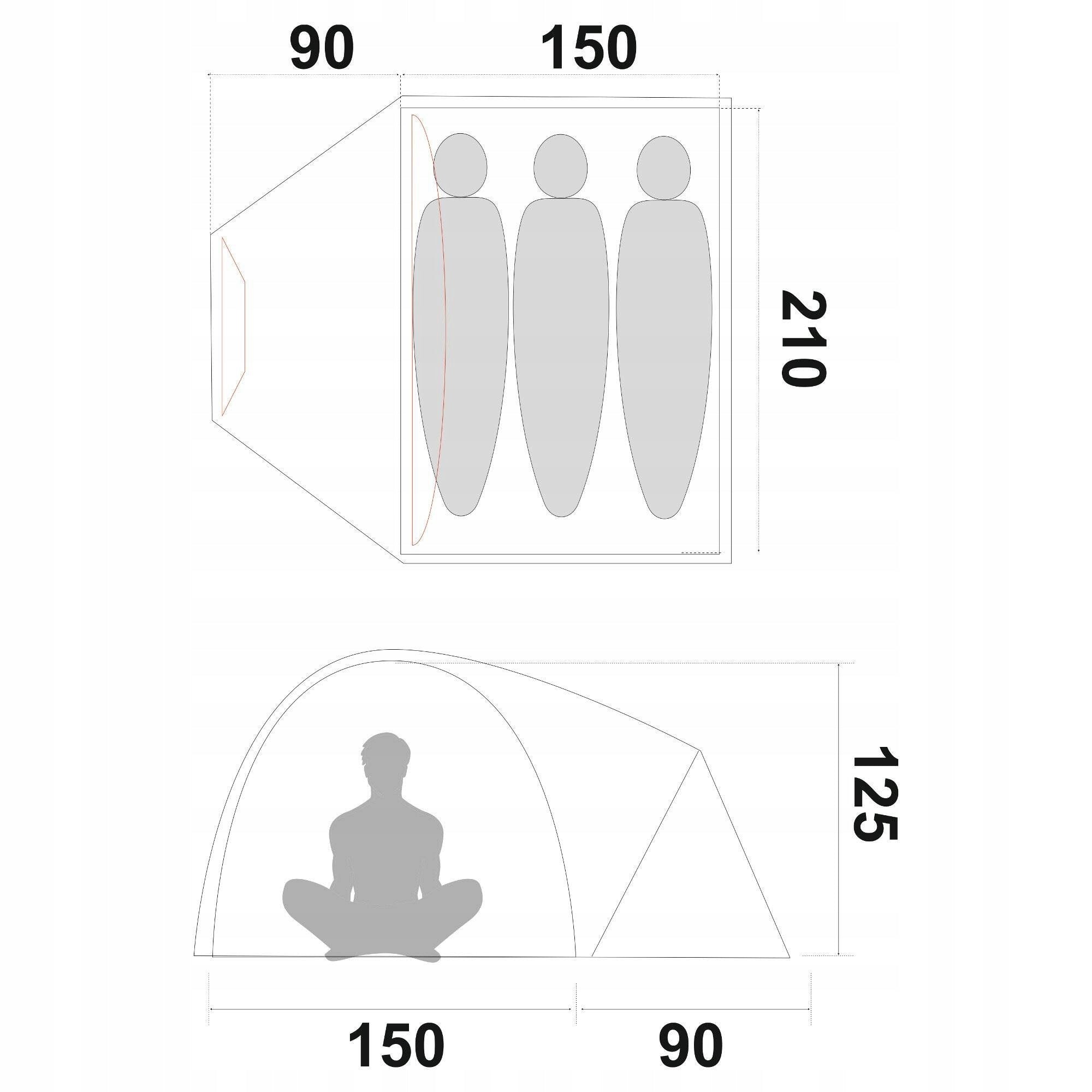 Tent ANDY III / 4,1 kg Brand Fjord Nansen