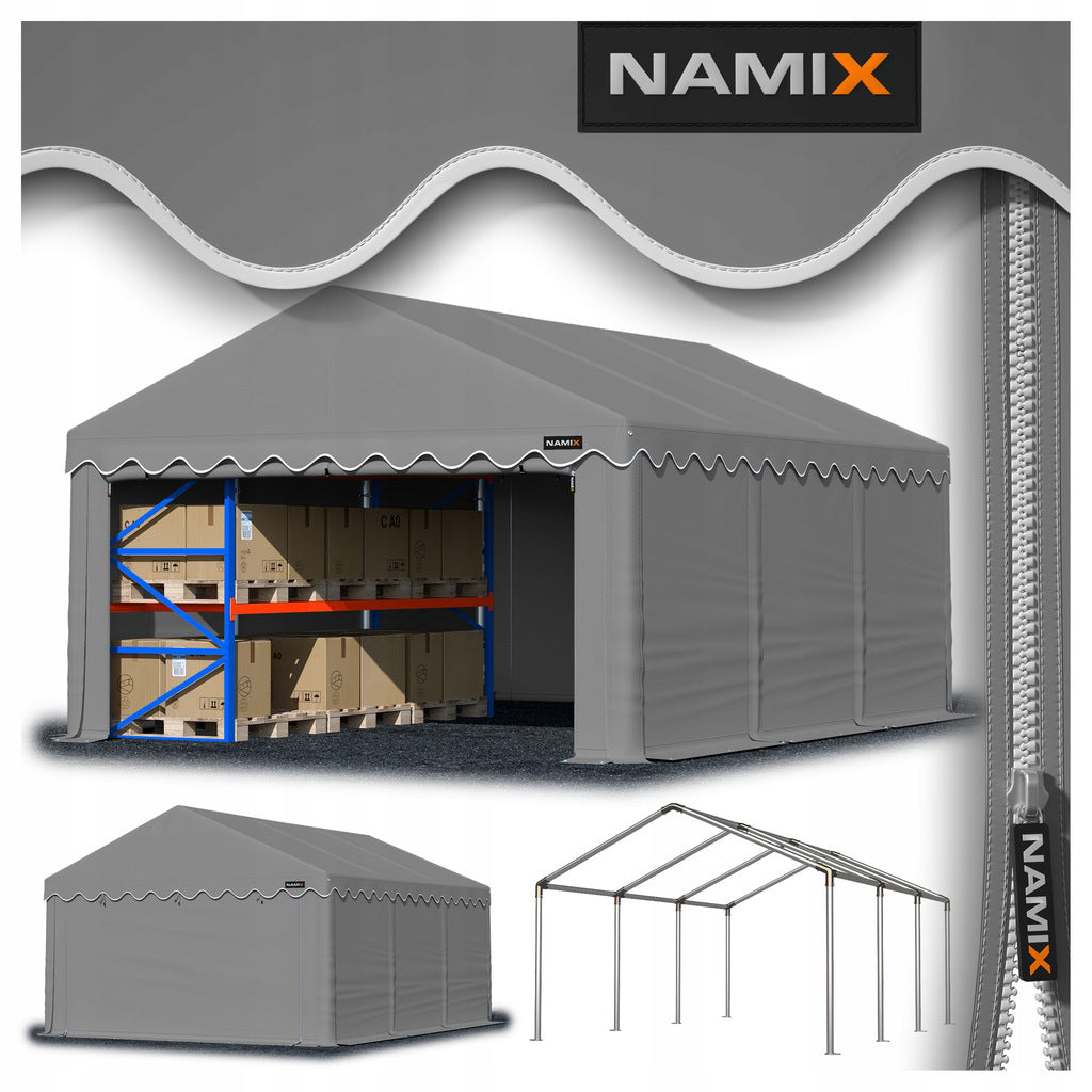 Tent BASIC 3x6 commercial warehouse VARIOUS COLORS + SIDE WALLS FREEBIE