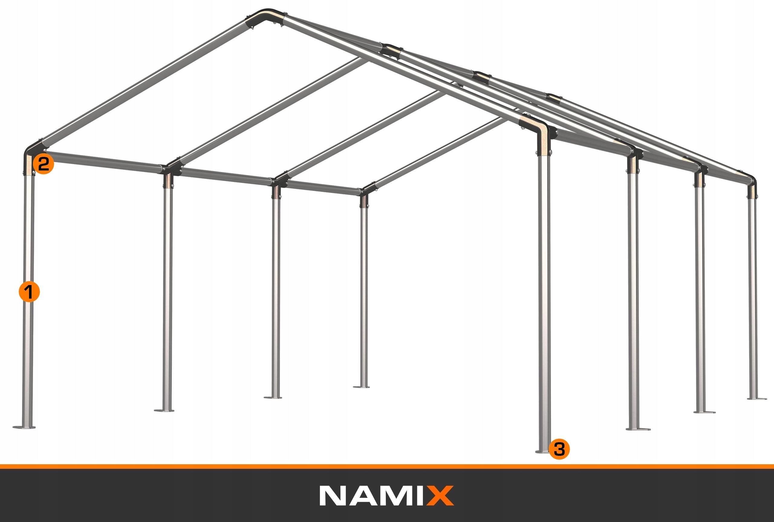 Tent COMFORT 4x6 storage VARIOUS COLORS Manufacturer code namiot_comfort_czarny_4x6