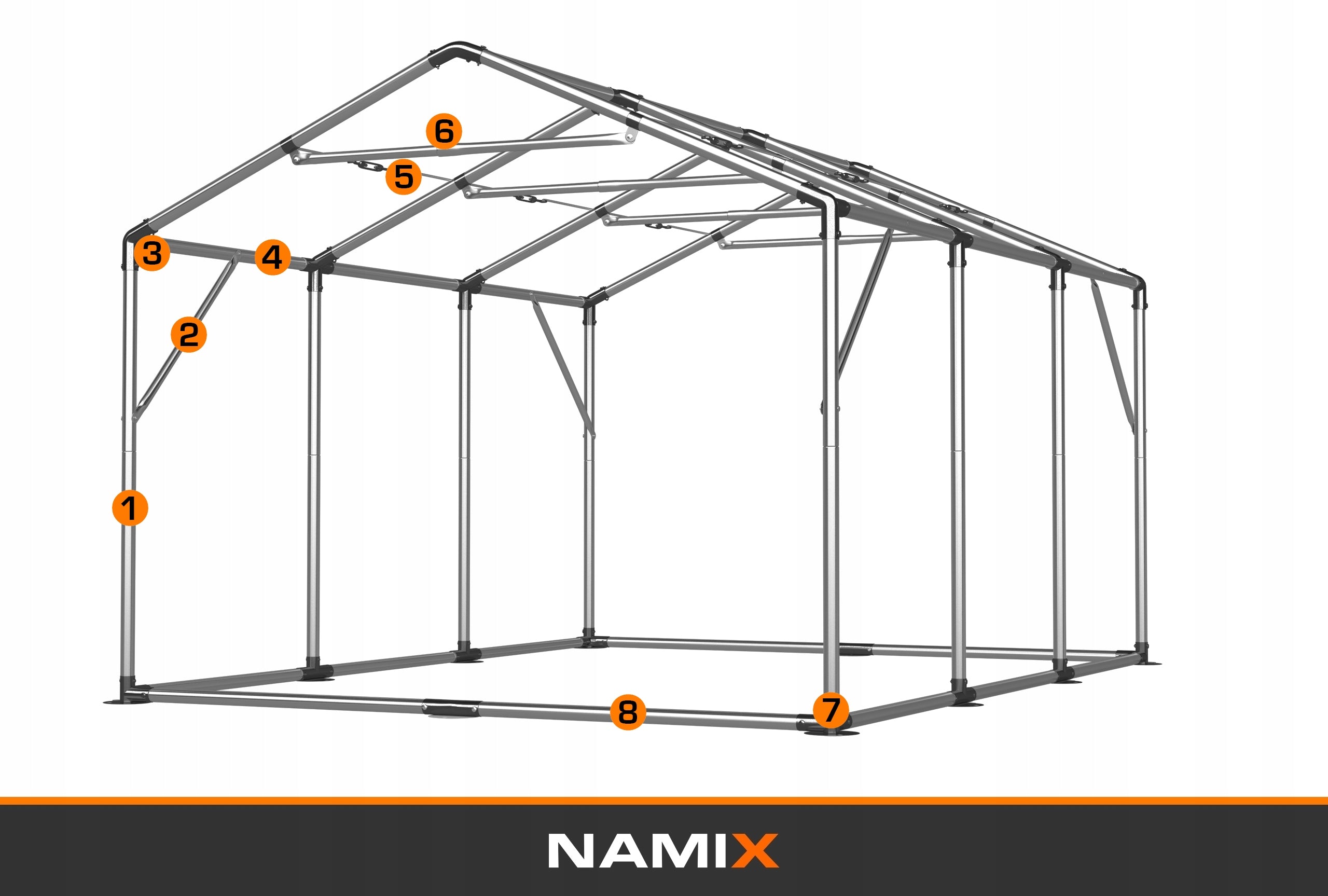 Tent PRESTIGE 4x6 [2,6m] party VARIOUS COLORS Manufacturer code namiot_prestige_4x6-2,6