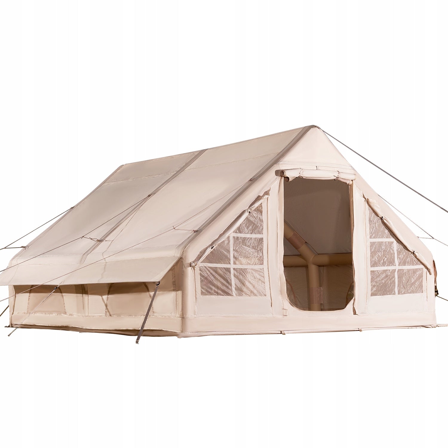 Tent Vevor beige waterproof 3000 mm for more than 6 people 4x3x2 m