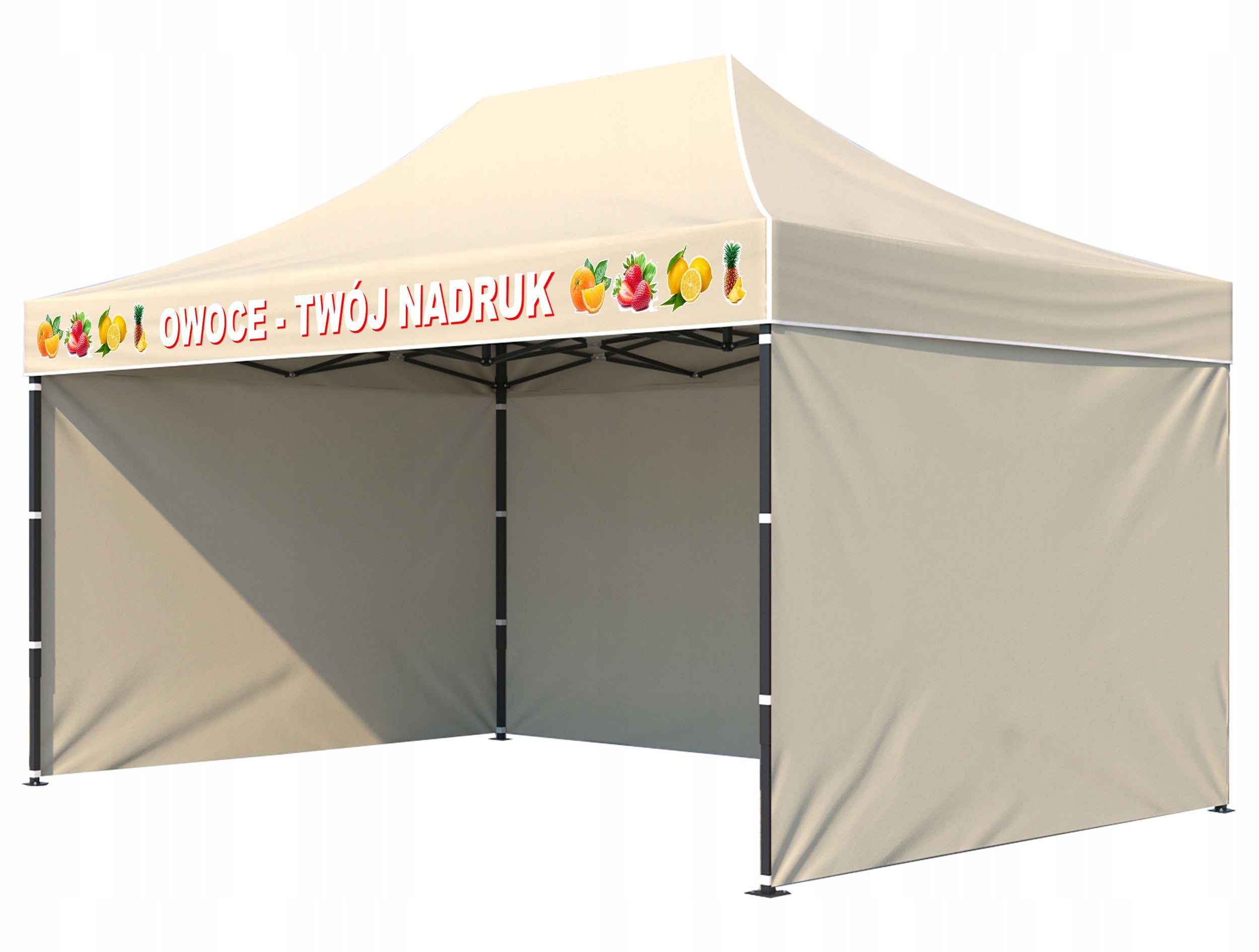 Tent with LOGO FAIR EXPRESS Pavilion 3x4,5 WITH PRINT INSCRIPTION PRINT KGW Manufacturer Rot Service