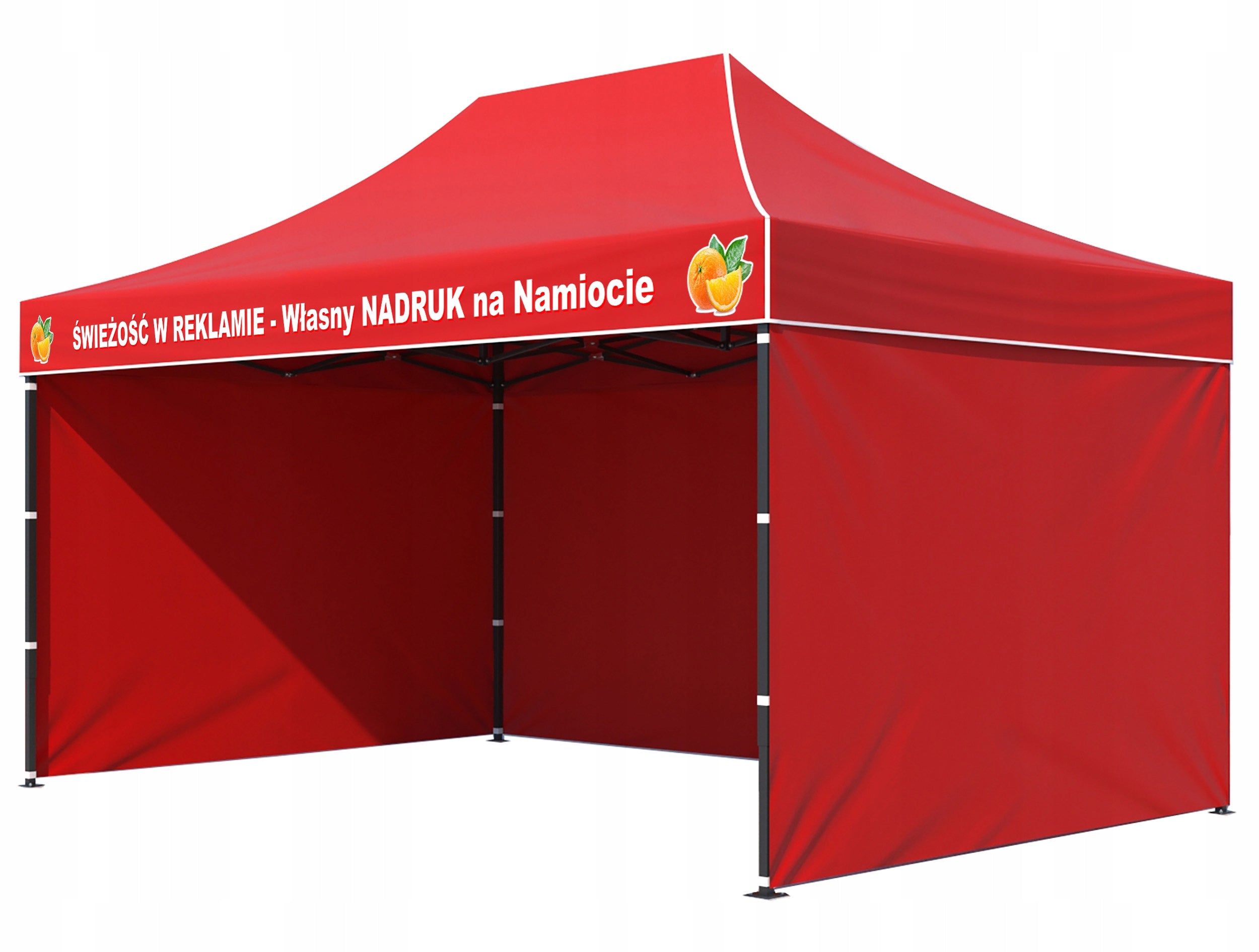 Tent with LOGO FAIR EXPRESS Pavilion 3x4,5 WITH PRINT INSCRIPTION PRINT KGW