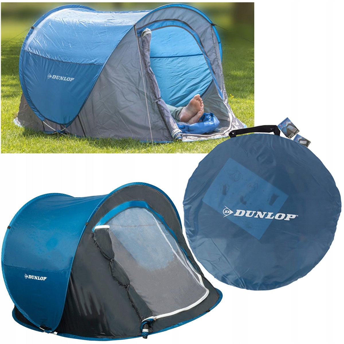 Tent with mosquito net self-folding 1 person 220 x 120 x 90 Waterproof