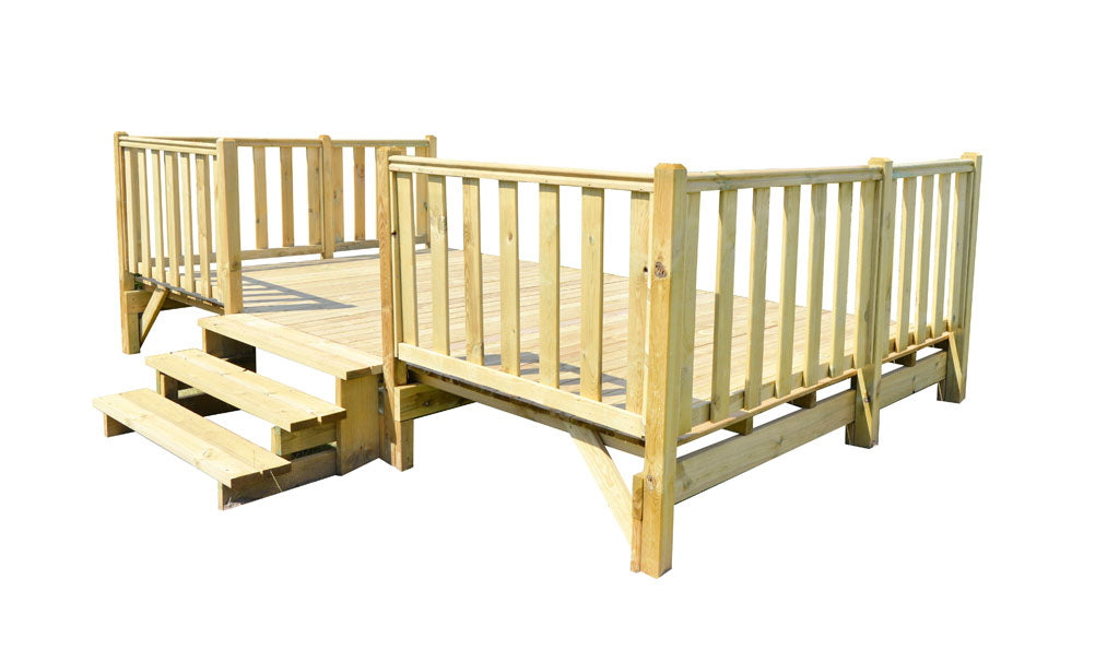Terrace 12m2 for mobile home, Dutch cottage, English, camping, house,