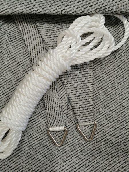 Terrace Sail Gutex HDPE 3,6x3,6x3,6m shading net beige 170g/m2 Manufacturer code 5903858998084