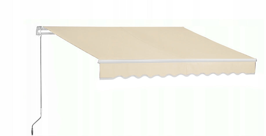 Terrace awning balcony sunshade roller shutter with crank 400 x 250 Kind marquise