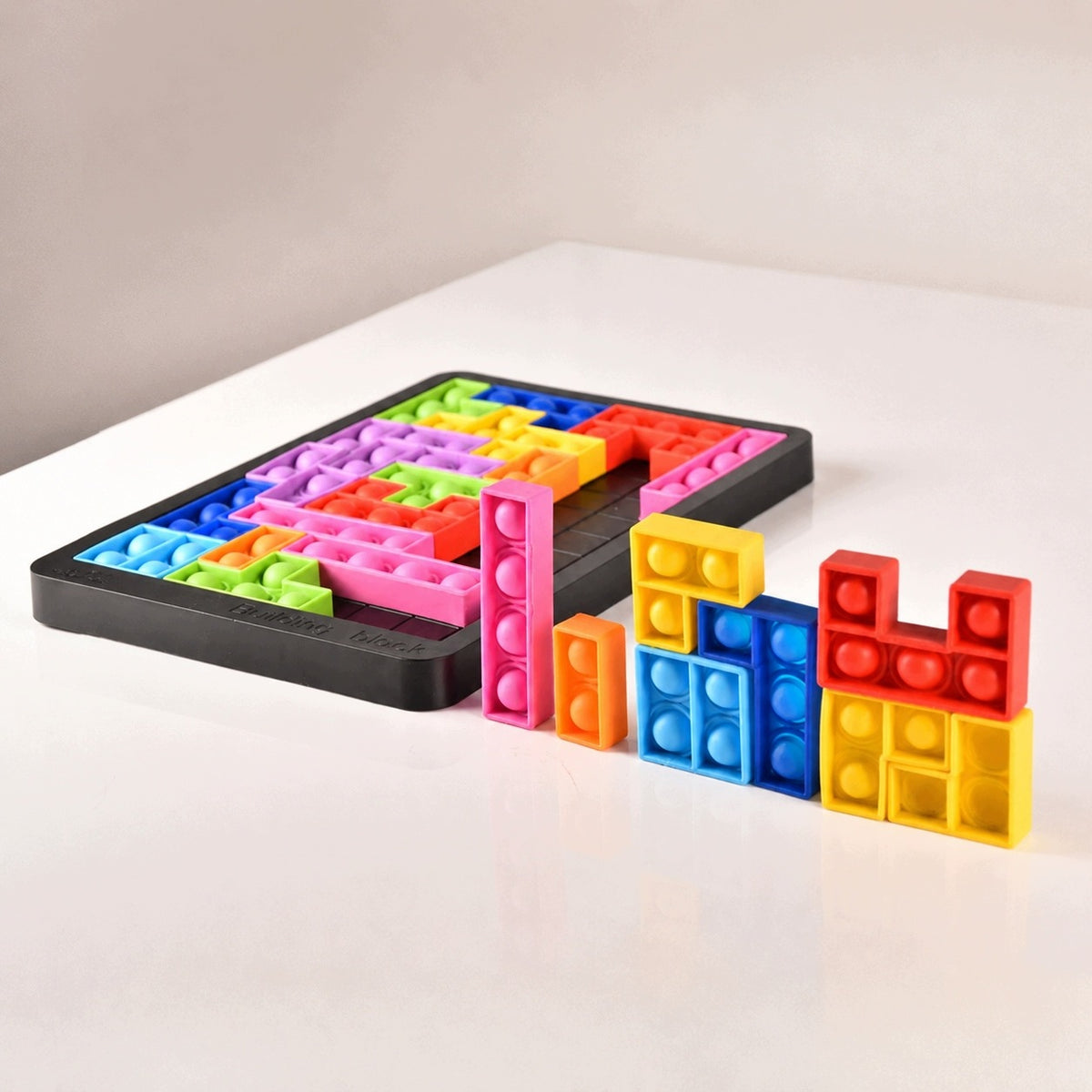 Tetris for kids POP IT PUZZLE 3D popit colorful Packaging status original