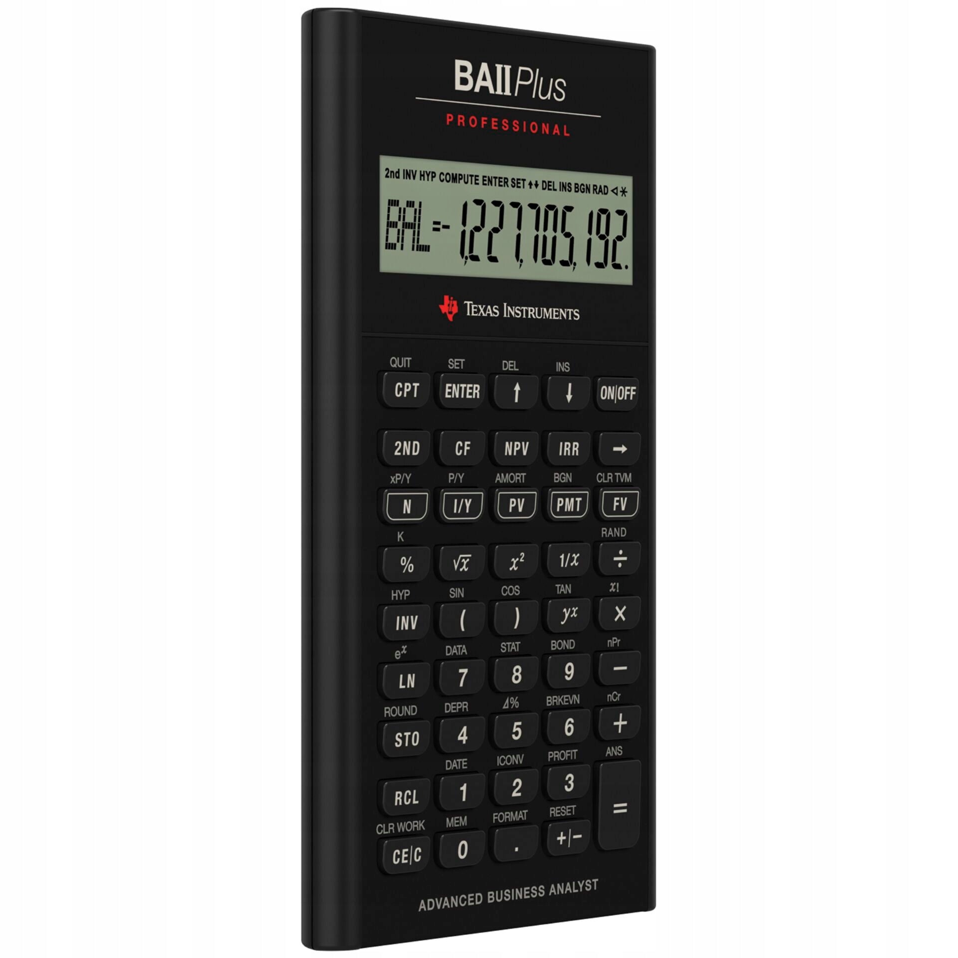Texas Instruments BA II Plus Professional IIBAPRO/FC/3E12/A Packaging status original