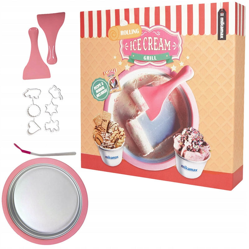 Thai Ice Cream Machine Ice Cream Grill Set for Baby Gift