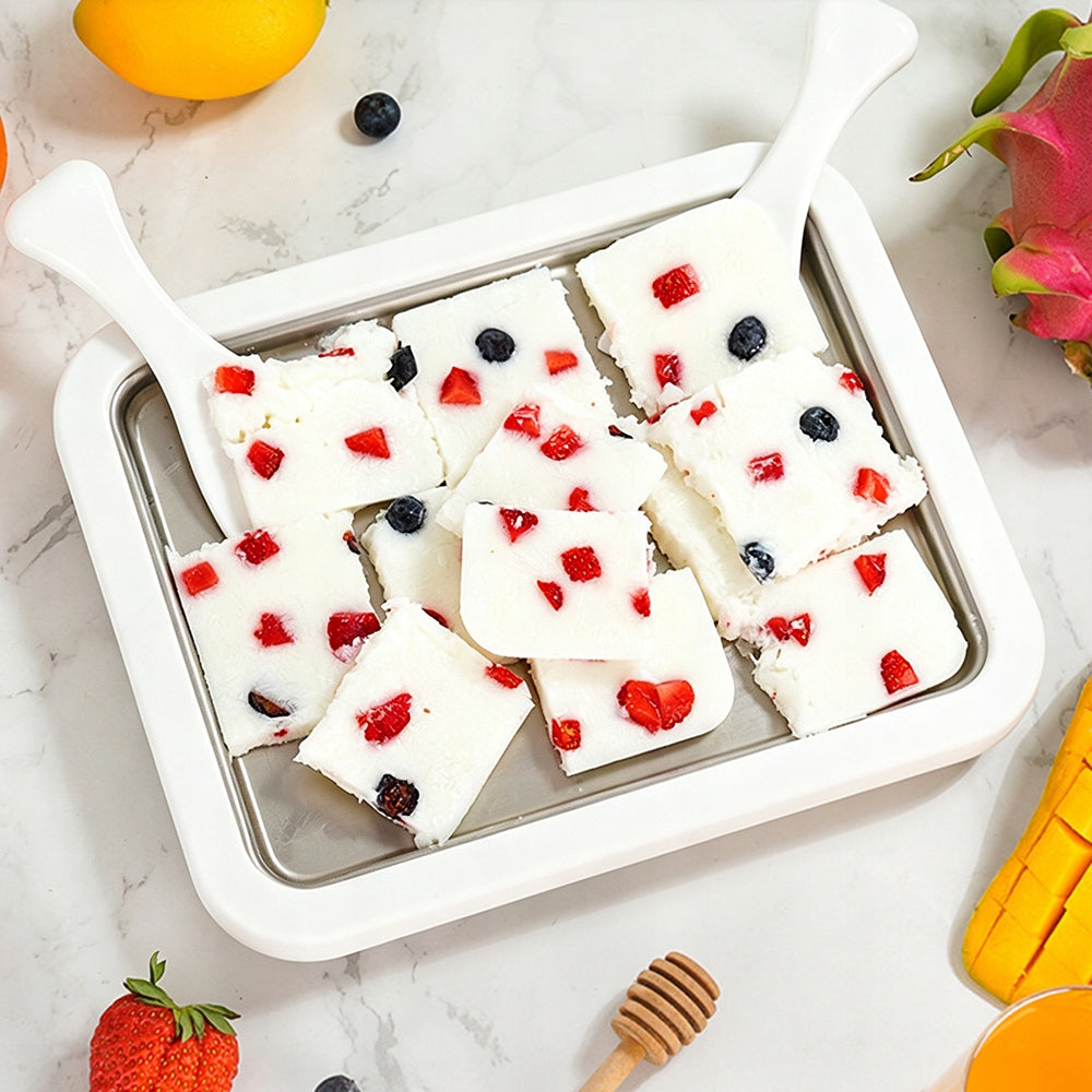 Thai Ice Cream Making Machine Ice Cream Tray for Freezing Brand no brand