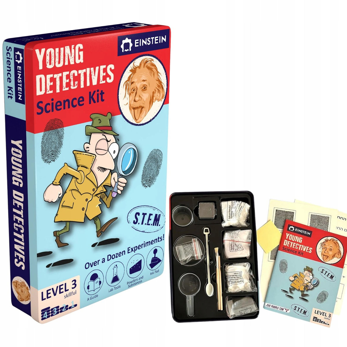 The Purple Cow Einstein Experiment Kit - Young Detective Color multicolor