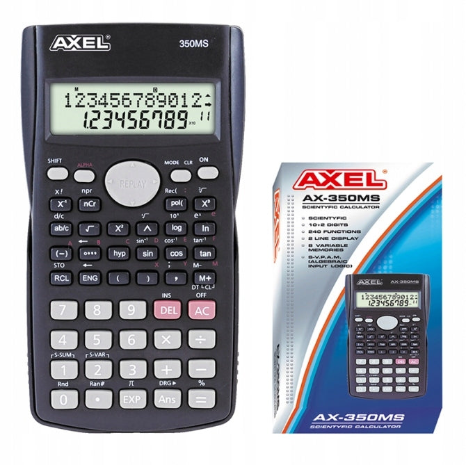 The scientific calculator Axel. AX-350MS