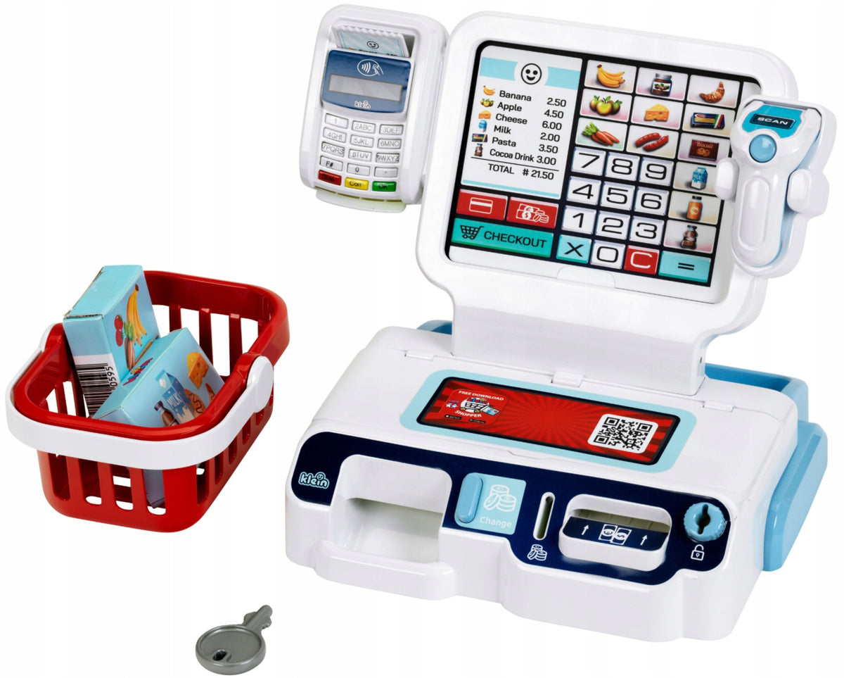 Theo Klein My Market self-service cash register with light and sound effects