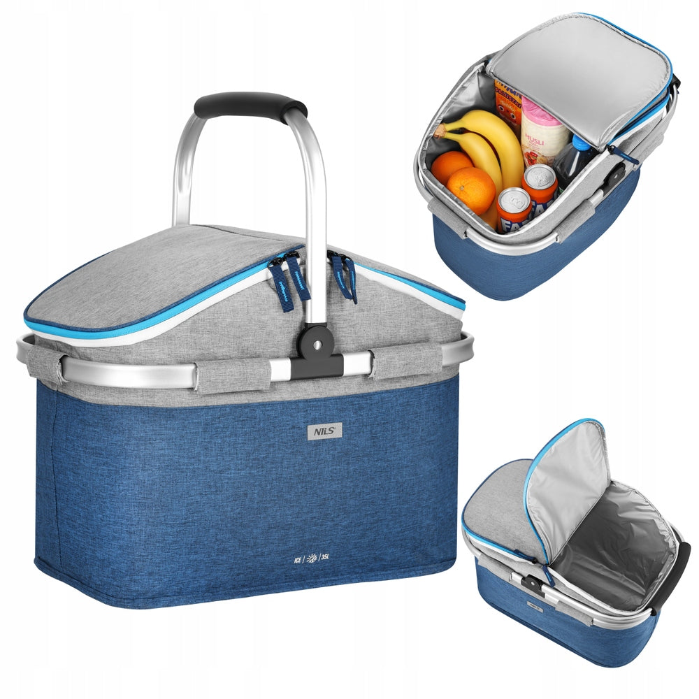 Thermal Beach Bag Insulated For Food Tourist Refrigerator 35 L NILS