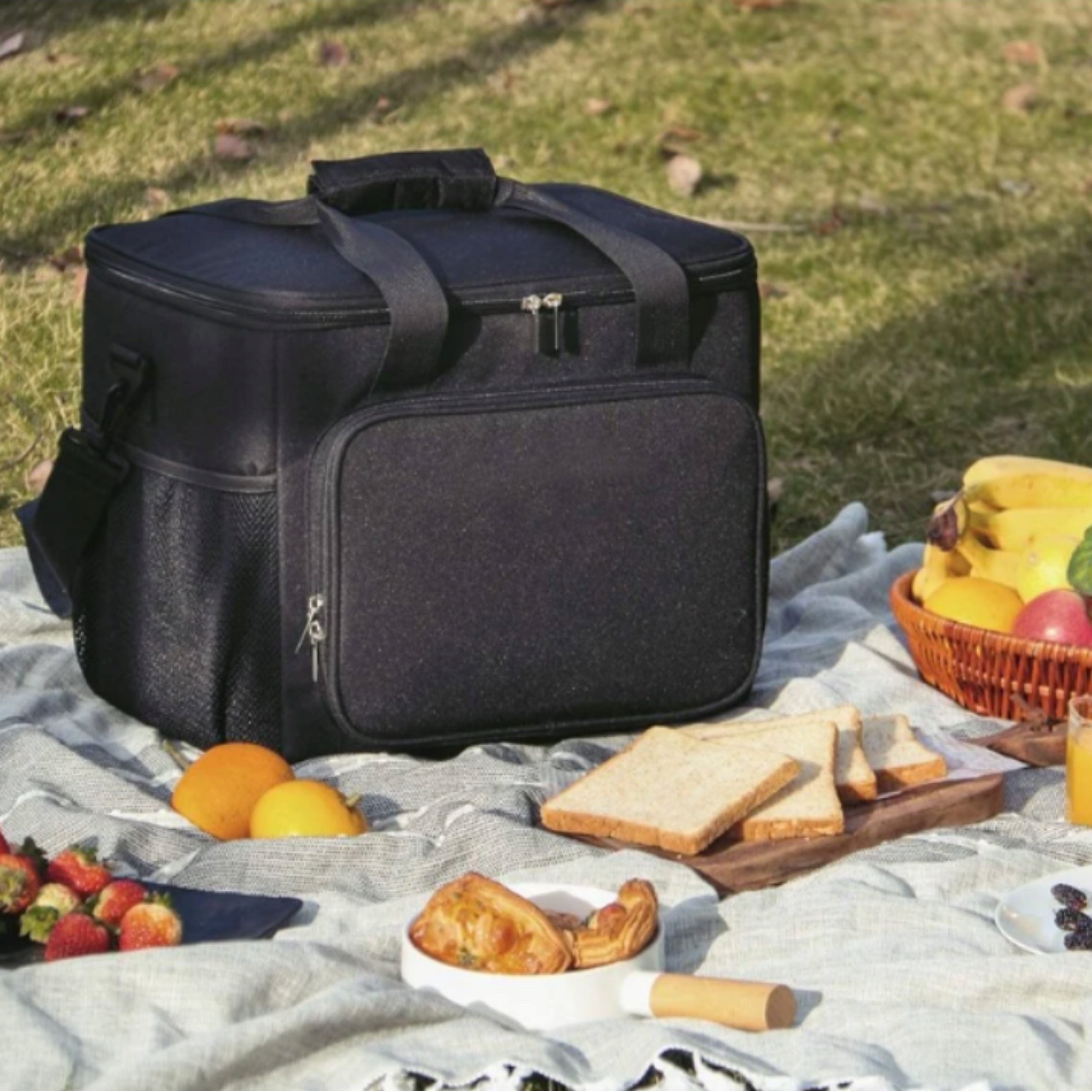 Thermal Lunch Bag Food Large Tourist Insulating Picnic 28L Manufacturer code Torba termiczna turystyczna na piknik