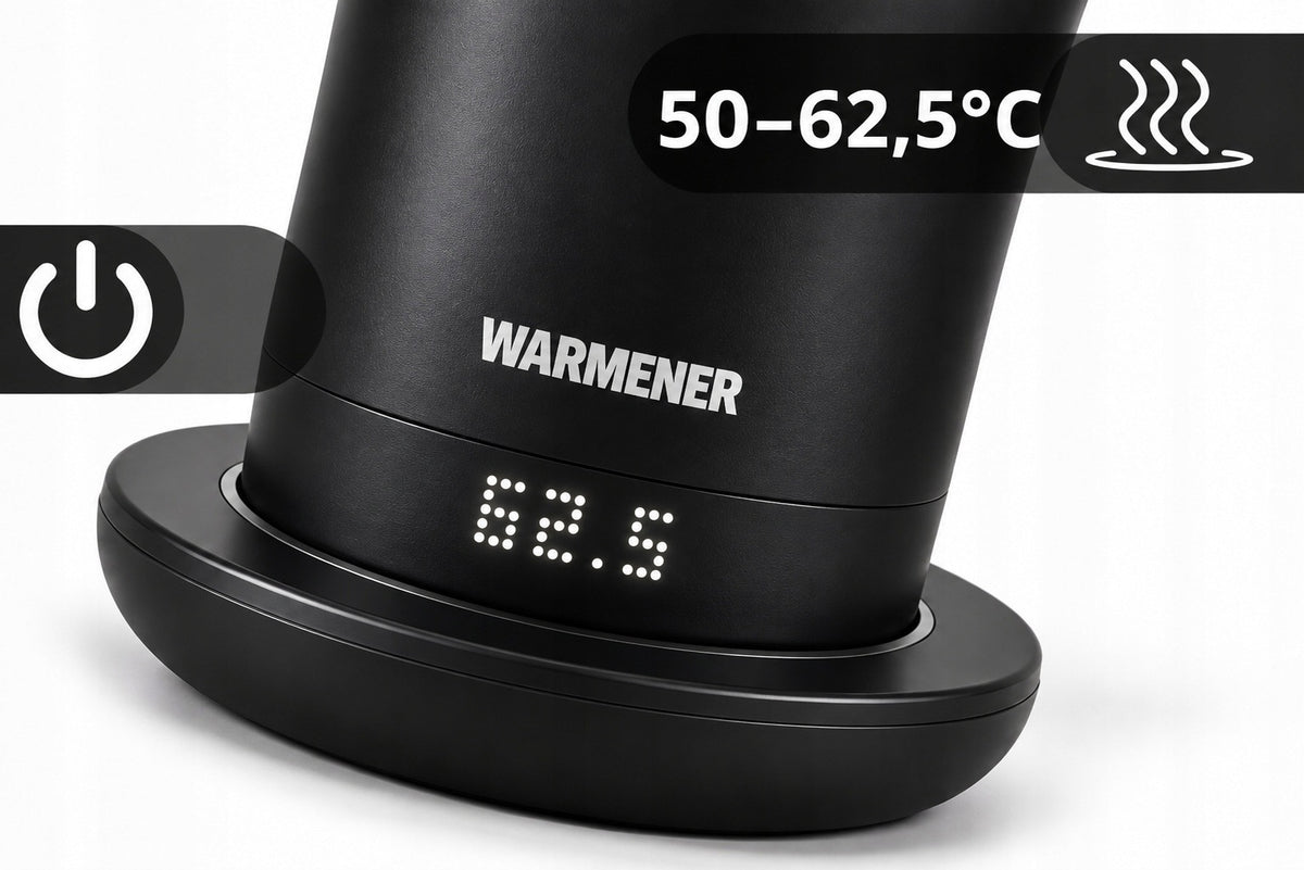 Thermal Mug Heated SMART Thermos Heater for Coffee and Tea USB Packaging status original