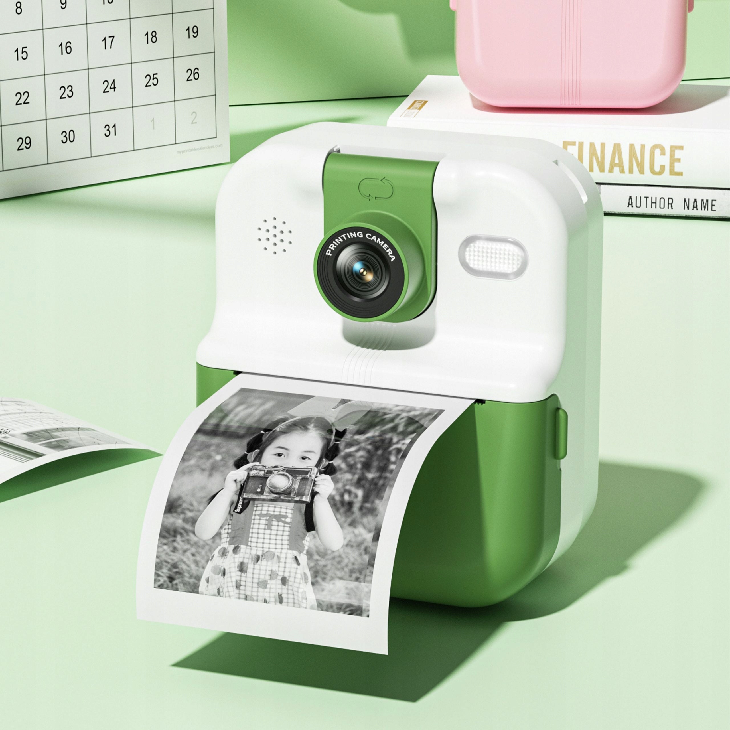 Thermal Printer Phomemo FOTUŚ MINI Instant Camera for Kids Games Packaging status original