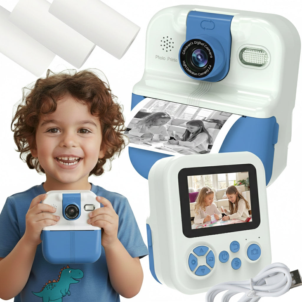 Thermal Printer Phomemo FOTUŚ MINI Instant Camera for Kids Games