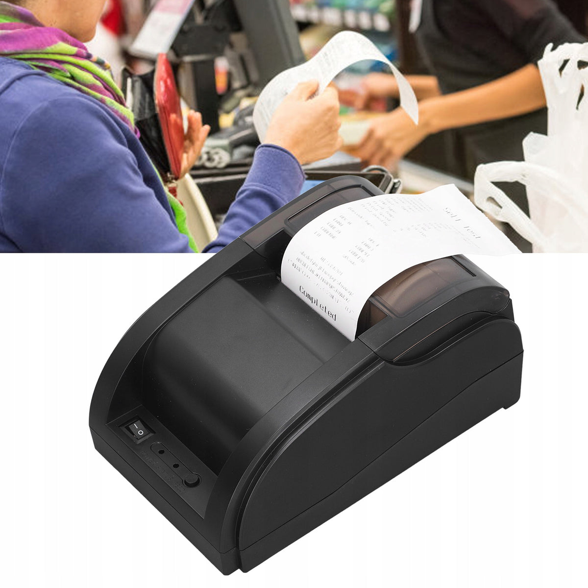 Thermal Printer Portative Mobile Bluetooth USB Mini for Cash Registry Brand no brand