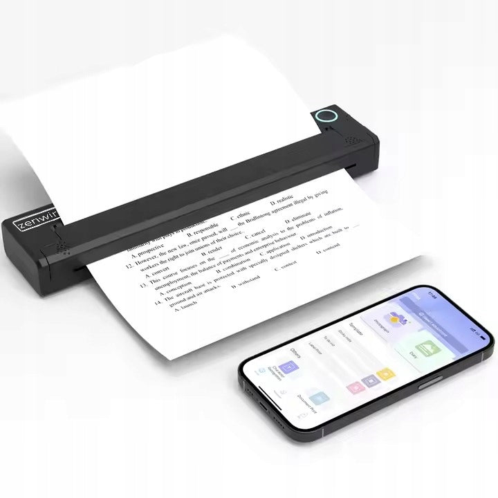 Thermal Printer Zenwire TP-820 Portable A4 Bluetooth USB-C