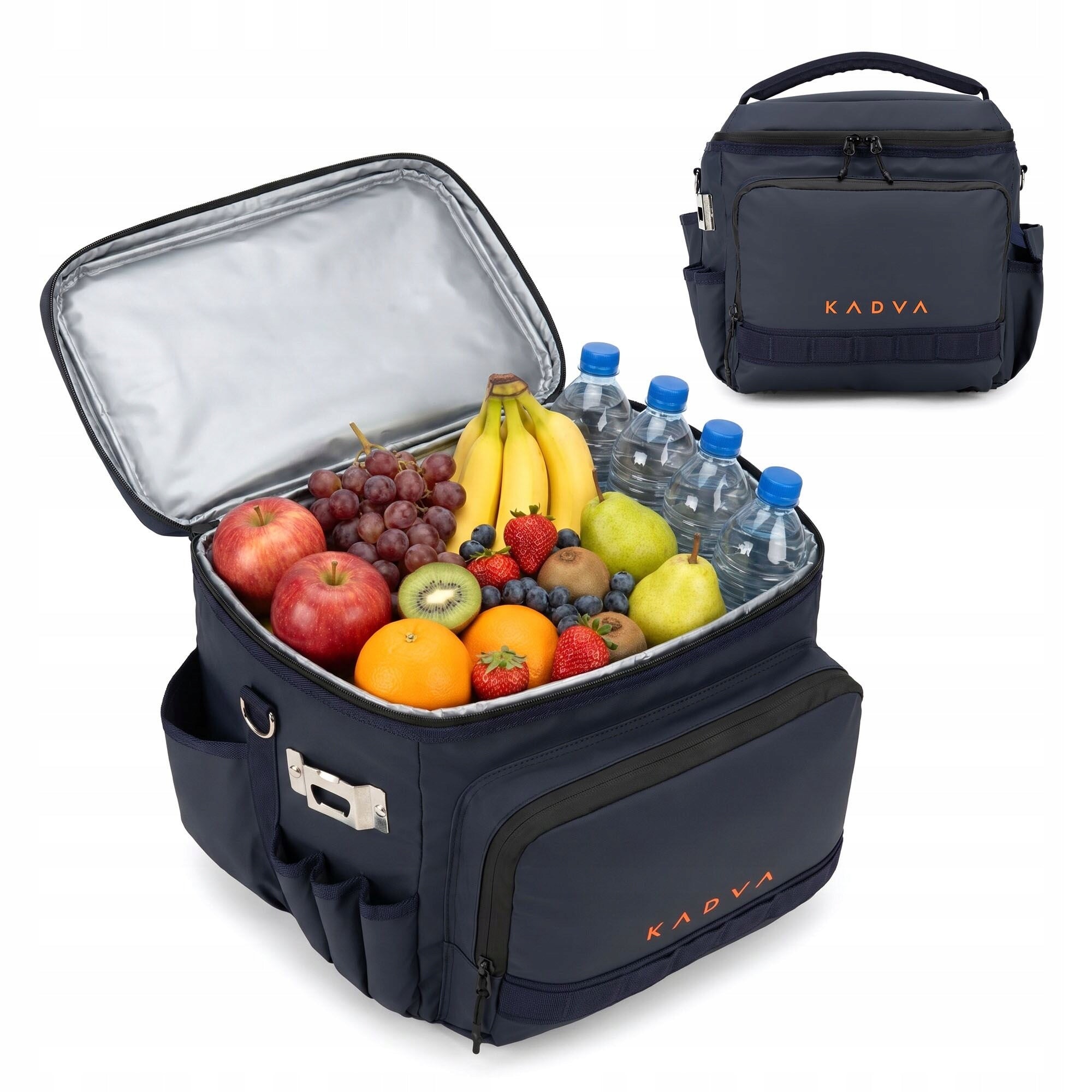 Thermal bag KADVA Antarctica 37l navy blue PORTABLE REFRIGERATOR FOR CAMPING