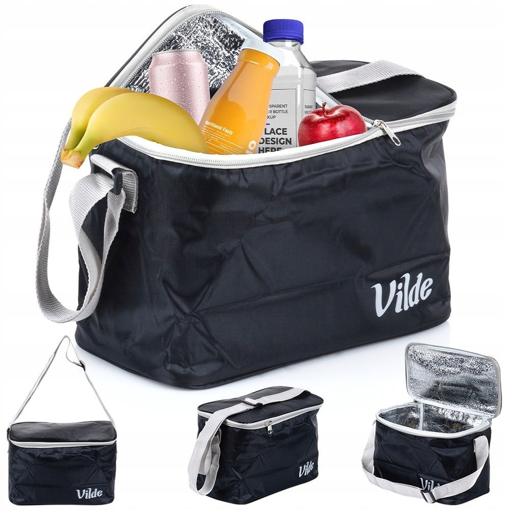 Thermal bag black 10 l Vilde