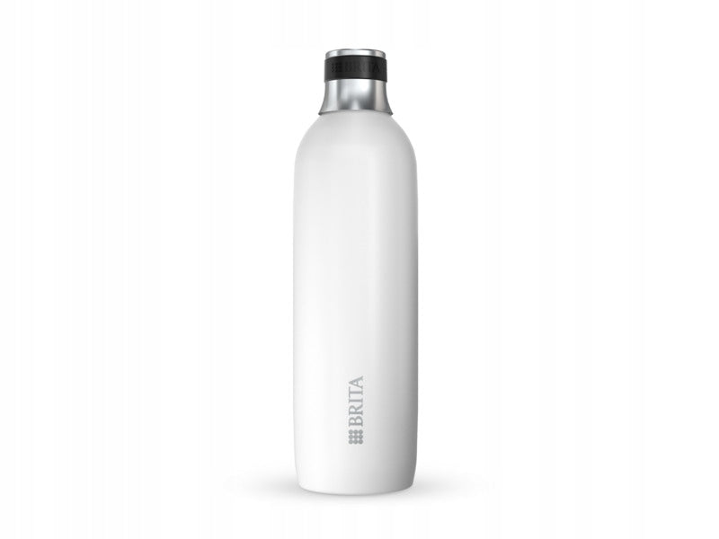 Thermal bottle BRITA SodaTrio White 1l stainless steel