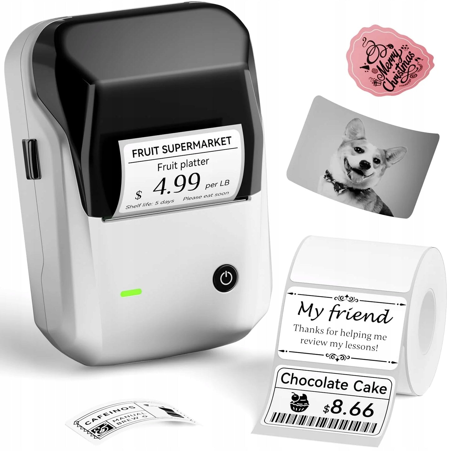 Thermal label printer for adhesive stickers B1 Niimbot graphics