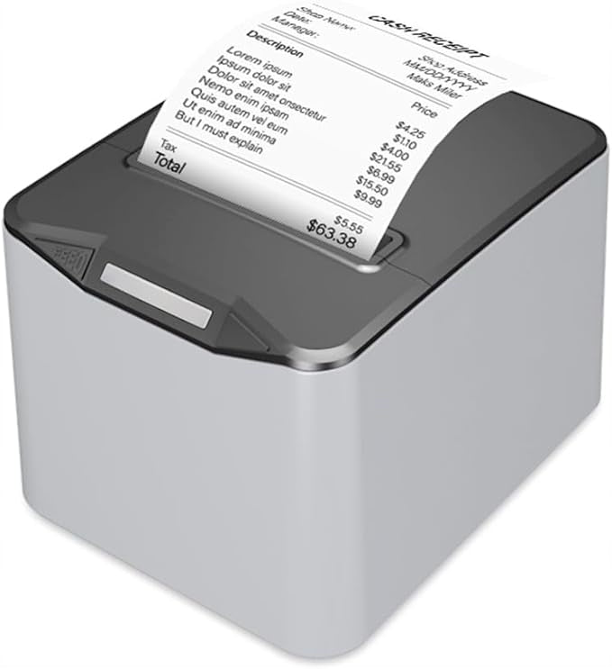 Thermal printer for receipts 80 mm Auto-Cut USB + Ethernet (LAN) Bisofice