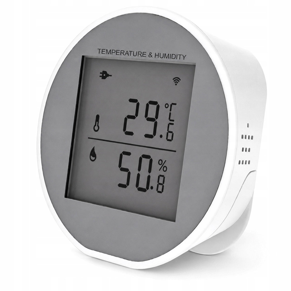 Thermometer Monitor Humidity Temperature Sensor WiFi TUYA LCD USB-C Alarm Packaging status original