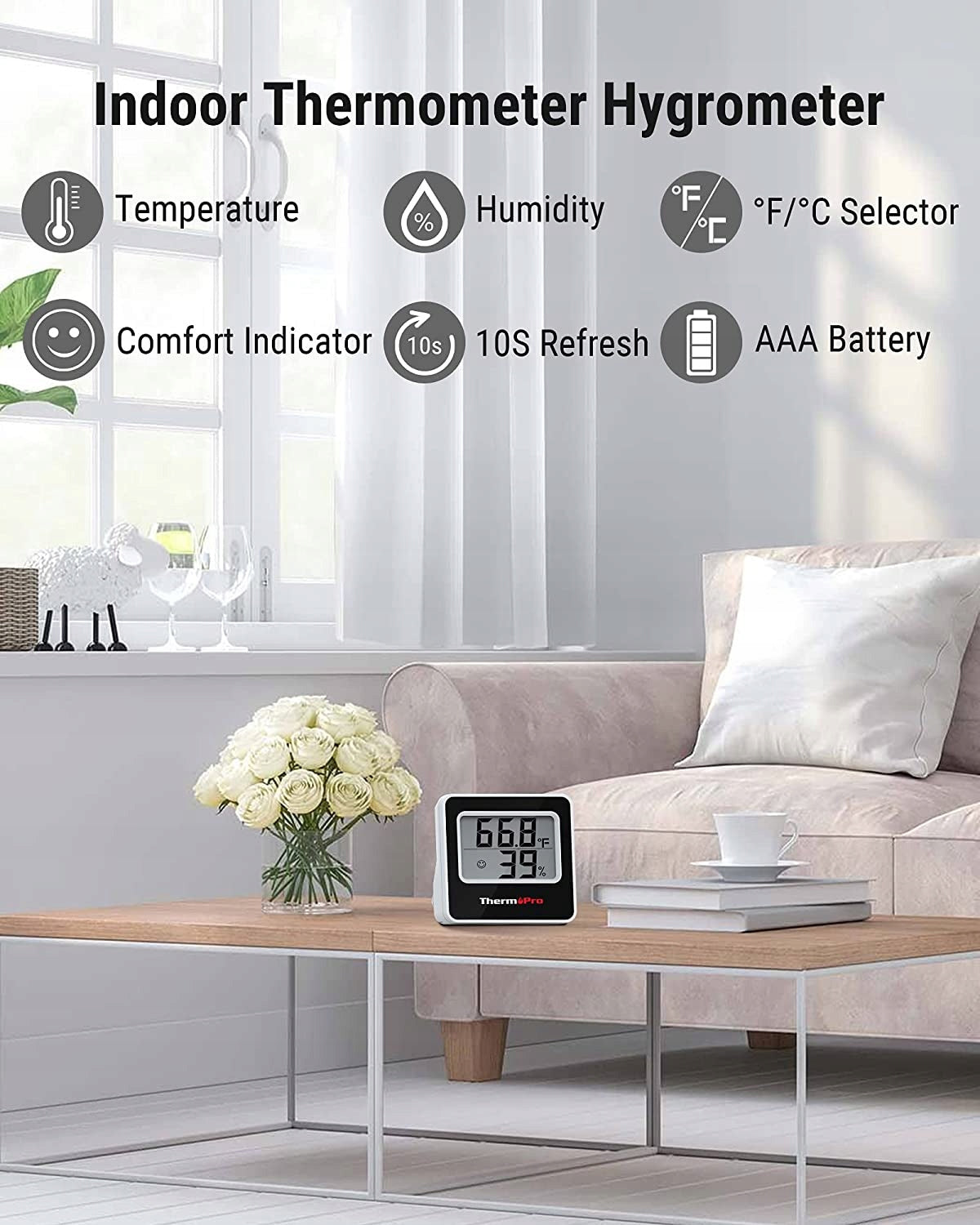 Thermometer Monitor Temperature and Humidity ThermoPro TP-157 Manufacturer code TP157