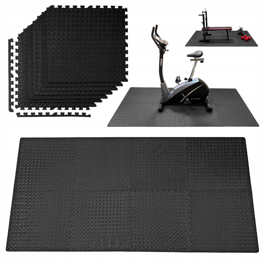 Thick Protective PUZZLE MAT FOR FITNESS EQUIPMENT for Home Gym Exercises