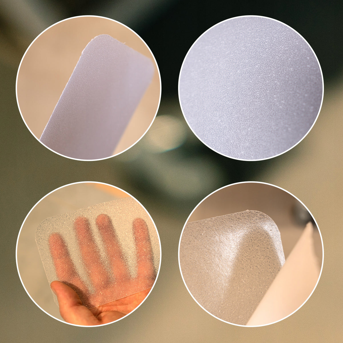 Thick non-slip PVC film stairs transparent 0,6mm ANY SIZE EAN (GTIN) 5903815450068