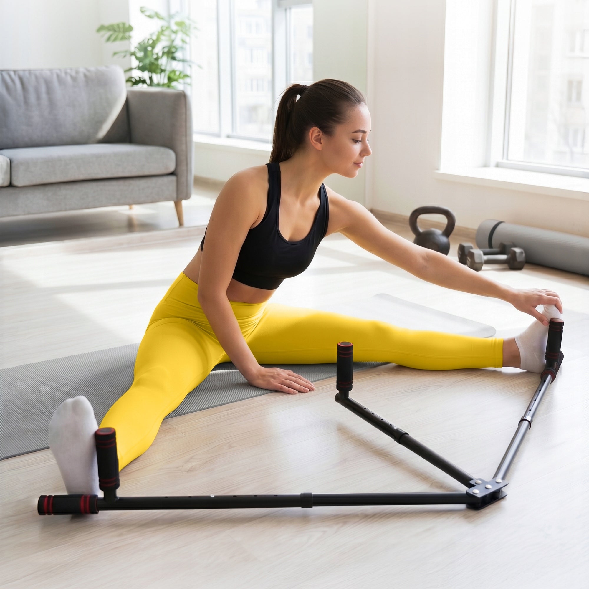 Thigh Leg Muscle Stretching Device Adjustable Twine Machine V-type Manufacturer code Przyrząd do rozciągania mięśni ud V-type