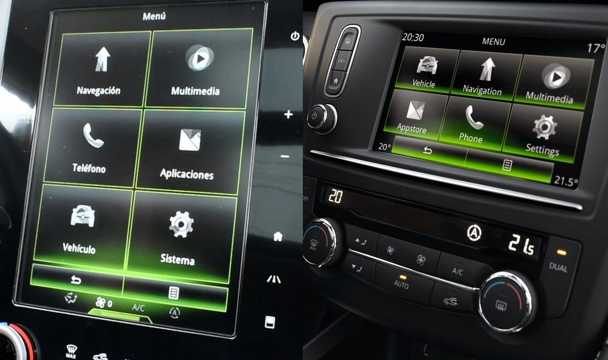 Three map packages 2025/2026 (2x TomTom and Here) + Radars to Renault R-LINK 2