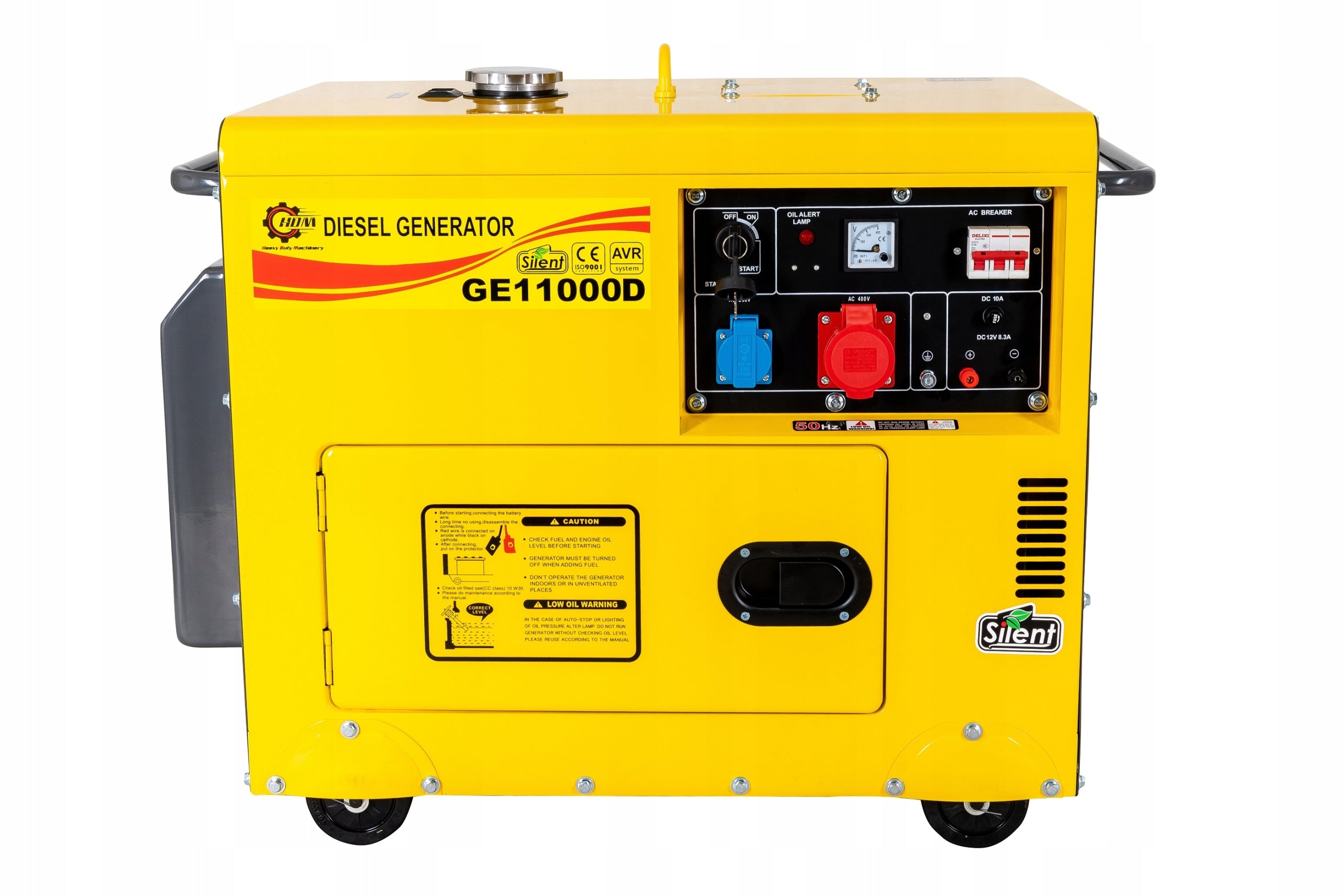 Three-phase portable generator set HDM 7500 W diesel Manufacturer code GE11000D